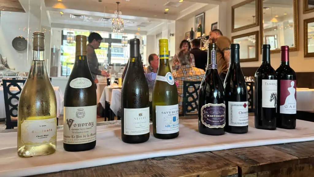 Mise en Place signature dishes Menu changes seasonally, but often includes creative preparations of seafood, game, and prime meats, alongside inventive appetizers and desserts. Known for its wine pairings.